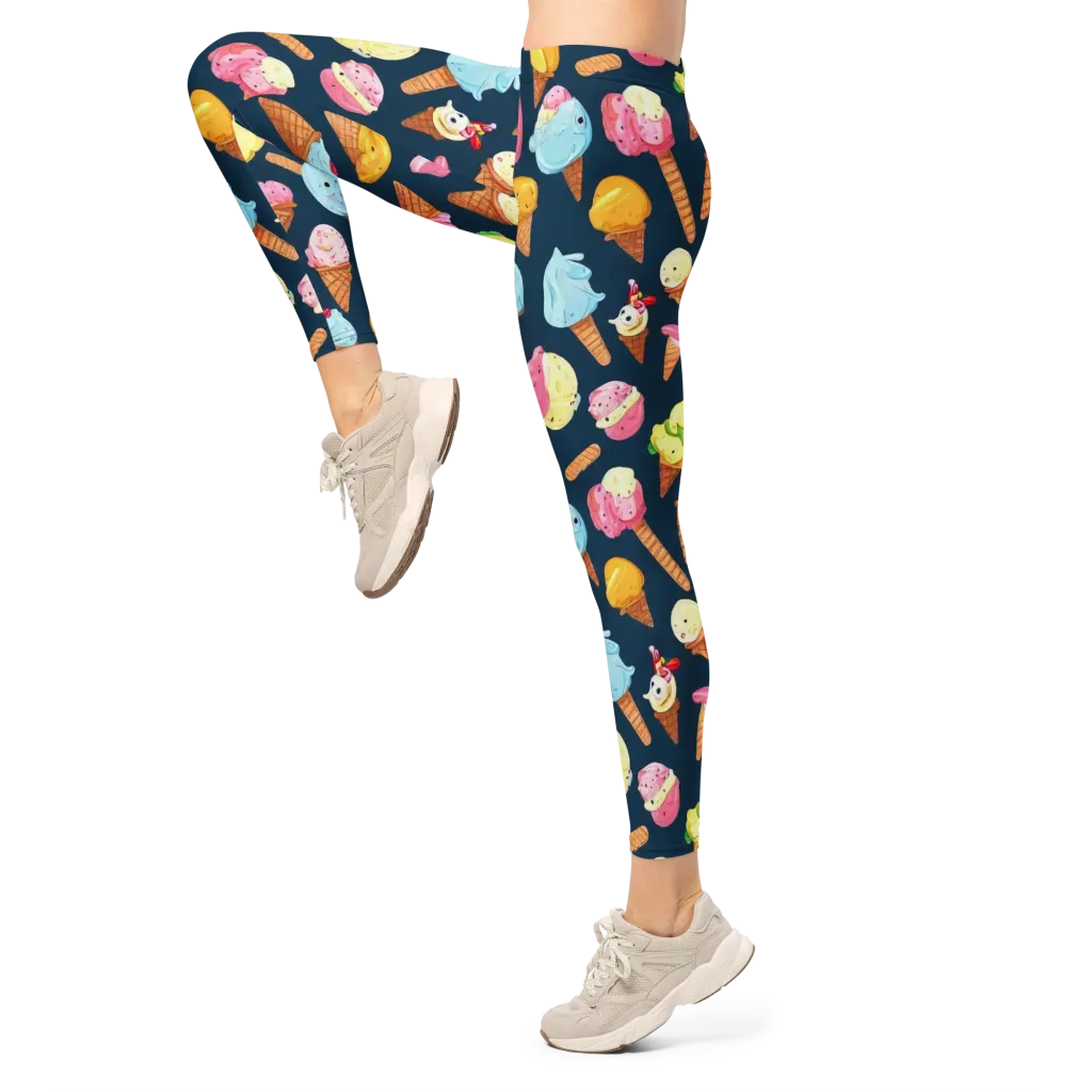 Sorbet Constellation on Leggings — Left
