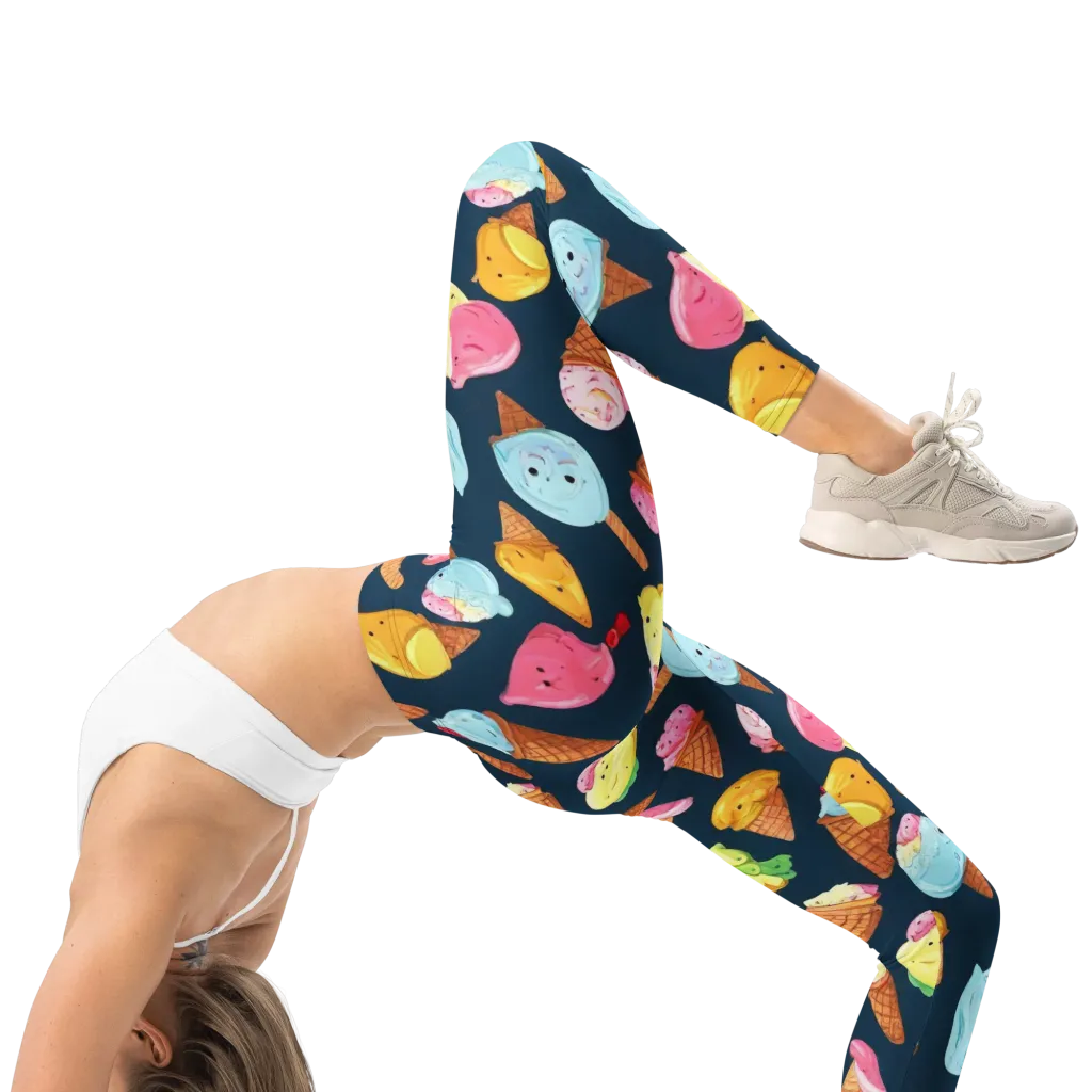 Sorbet Constellation on Leggings — Right