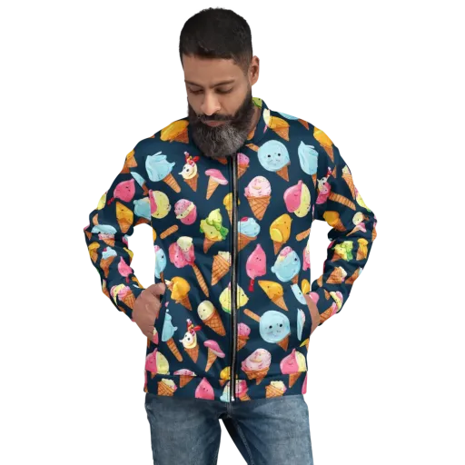 Sorbet Constellation on a Bomber Jacket