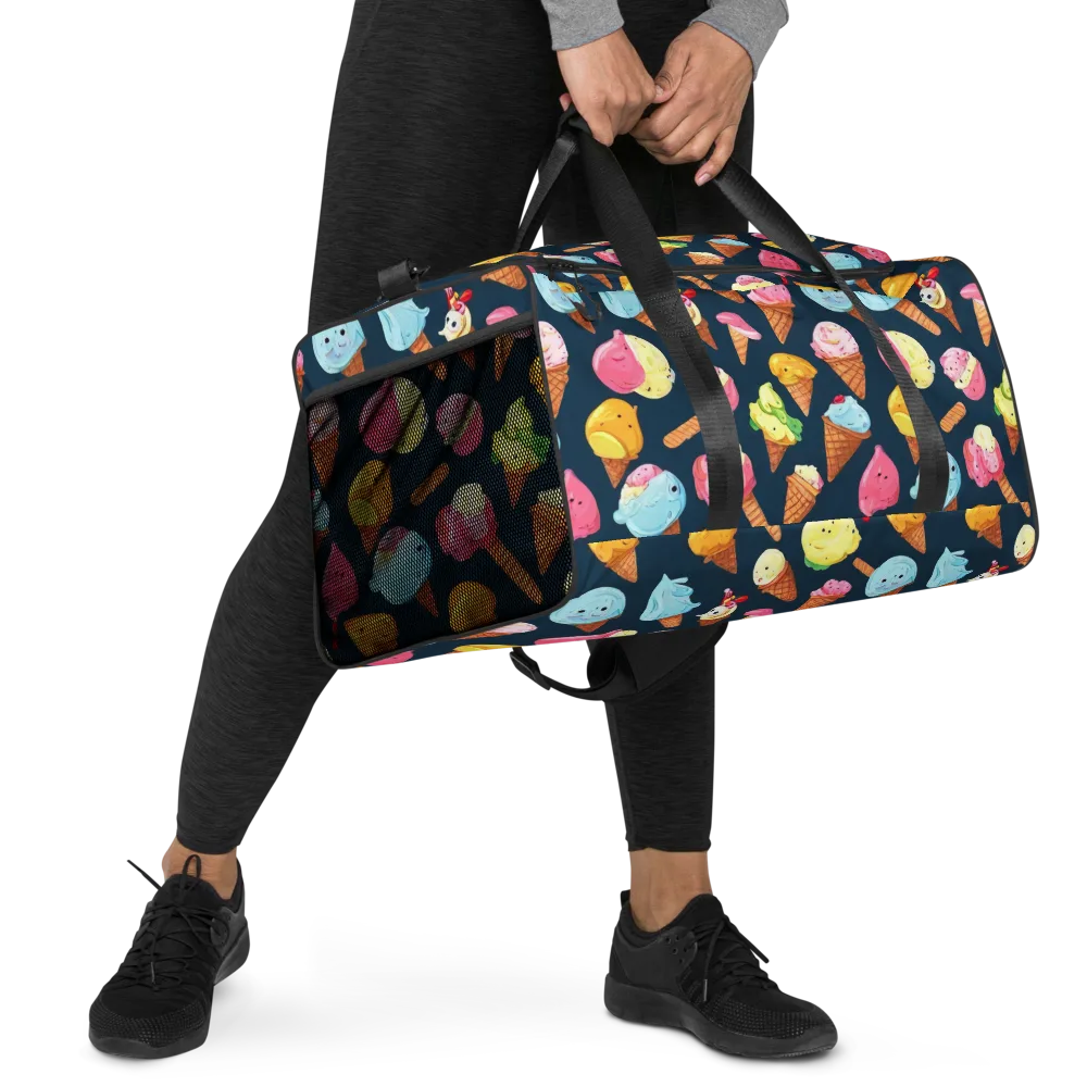 Sorbet Constellation on Duffle Bag — Right Front