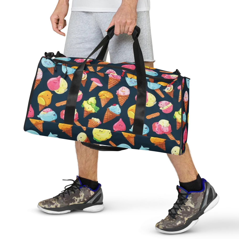 Sorbet Constellation on Duffle Bag — Front