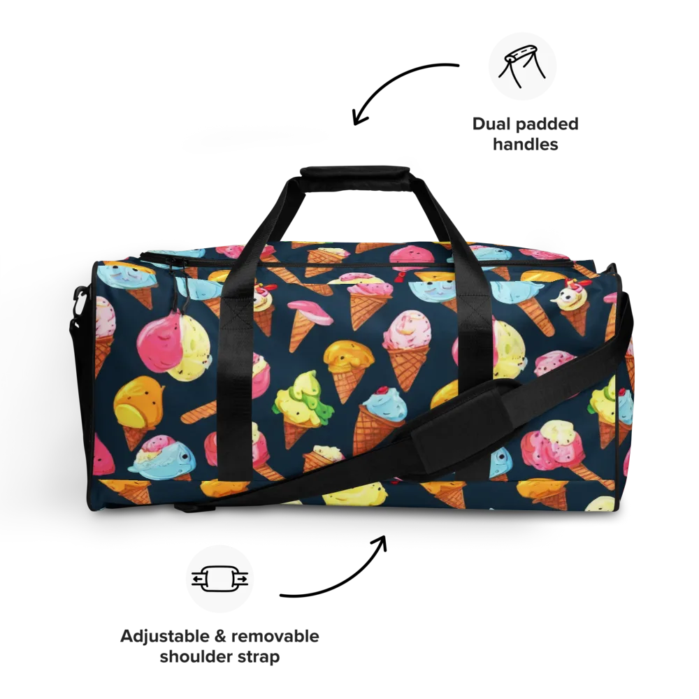 Sorbet Constellation on Duffle Bag — Front