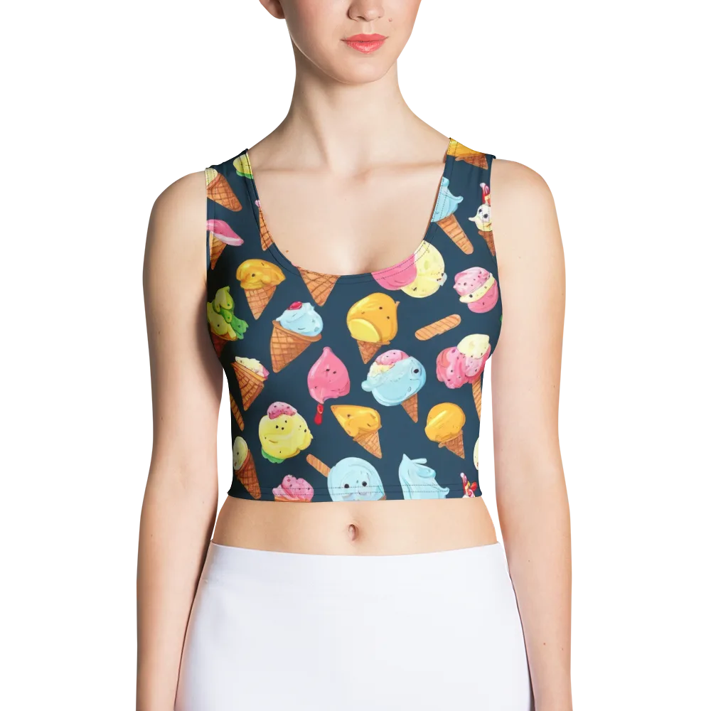 Sorbet Constellation on Crop Top — Front