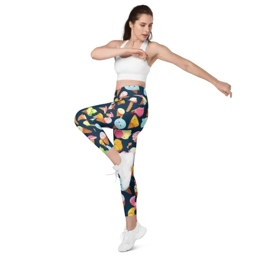 Sorbet Constellation on a Leggings with Pockets