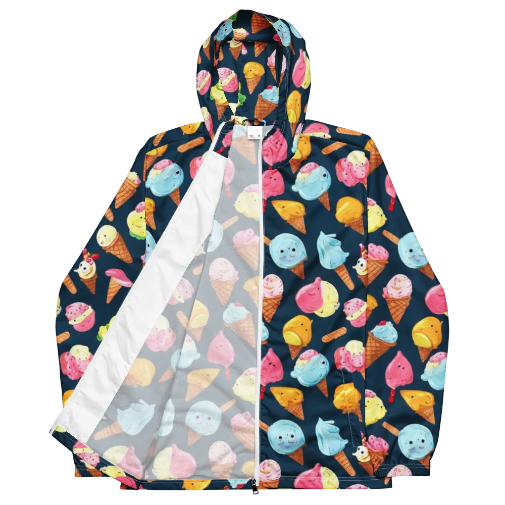 Sorbet Constellation on Men's Windbreaker — Front