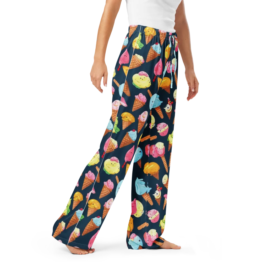 Sorbet Constellation on Women's Pajama Pants — Right Front
