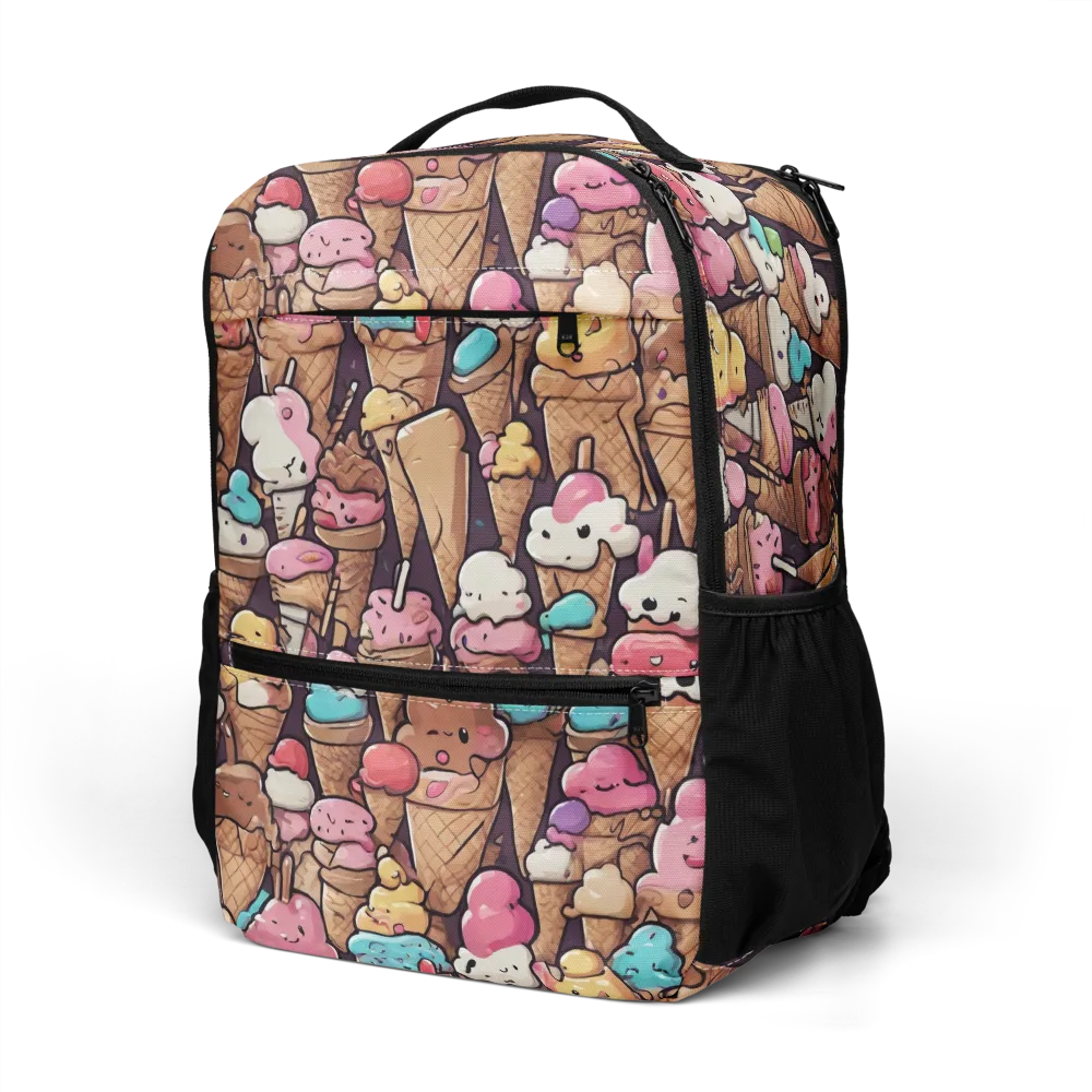 Sugarcone Parade on Utility Backpack — Left Front