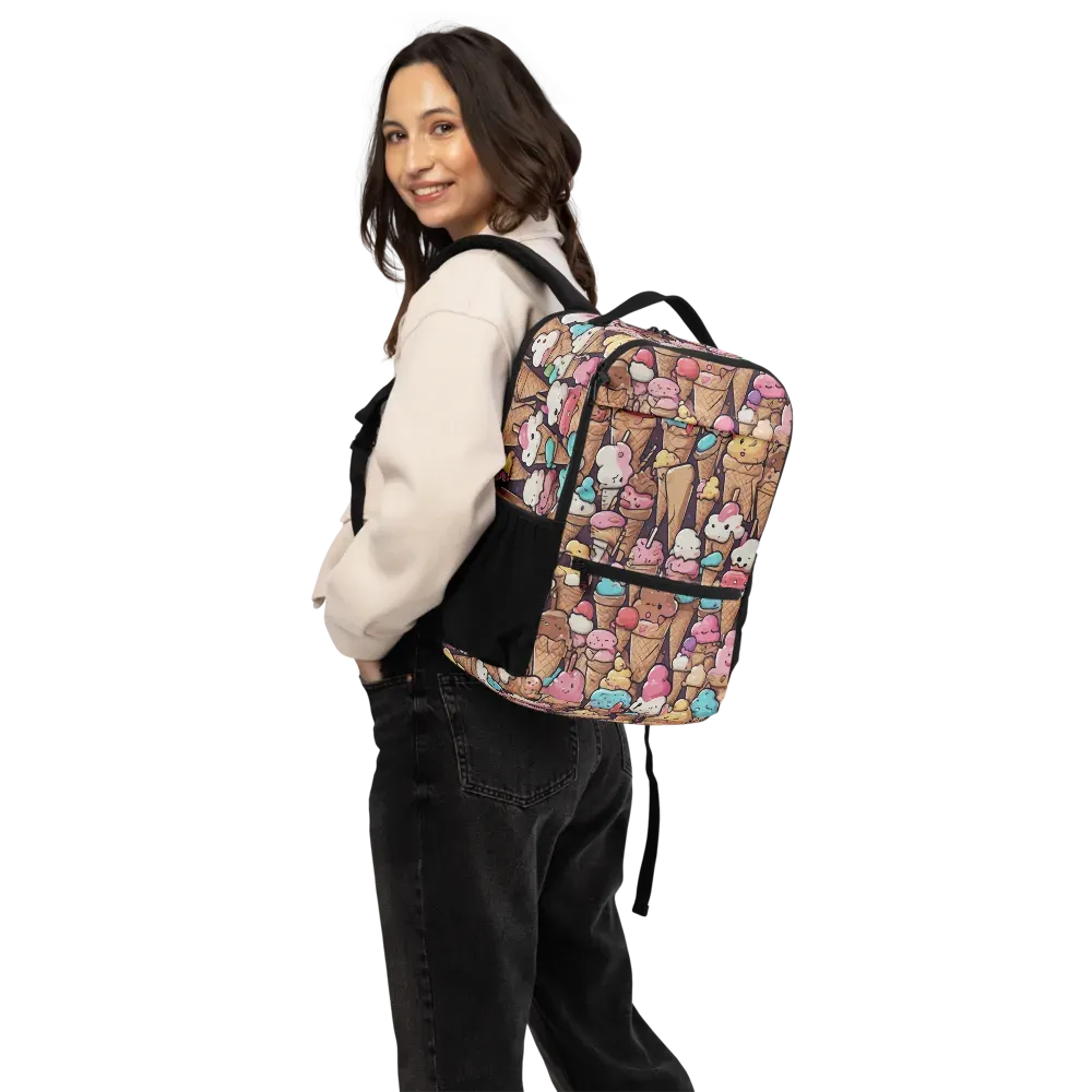 Sugarcone Parade on Utility Backpack — Back