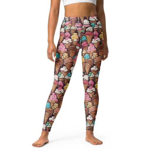 Sugarcone Parade on a Yoga Leggings