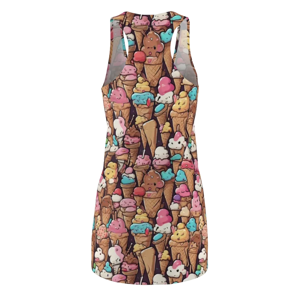 Sugarcone Parade on Racerback Dress — Back