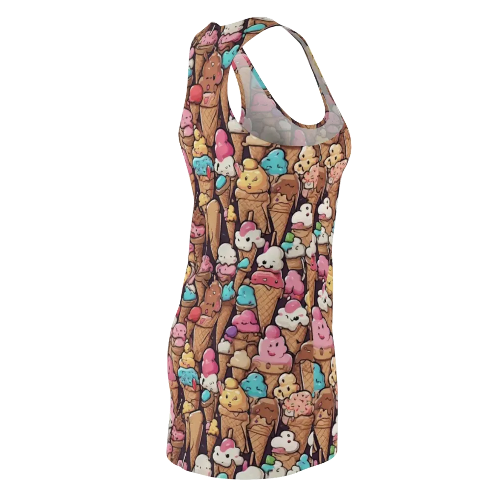 Sugarcone Parade on Racerback Dress — Back Side