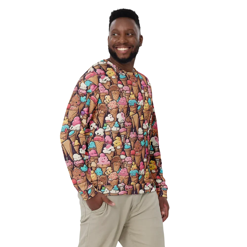 Sugarcone Parade on Sweatshirt — Front