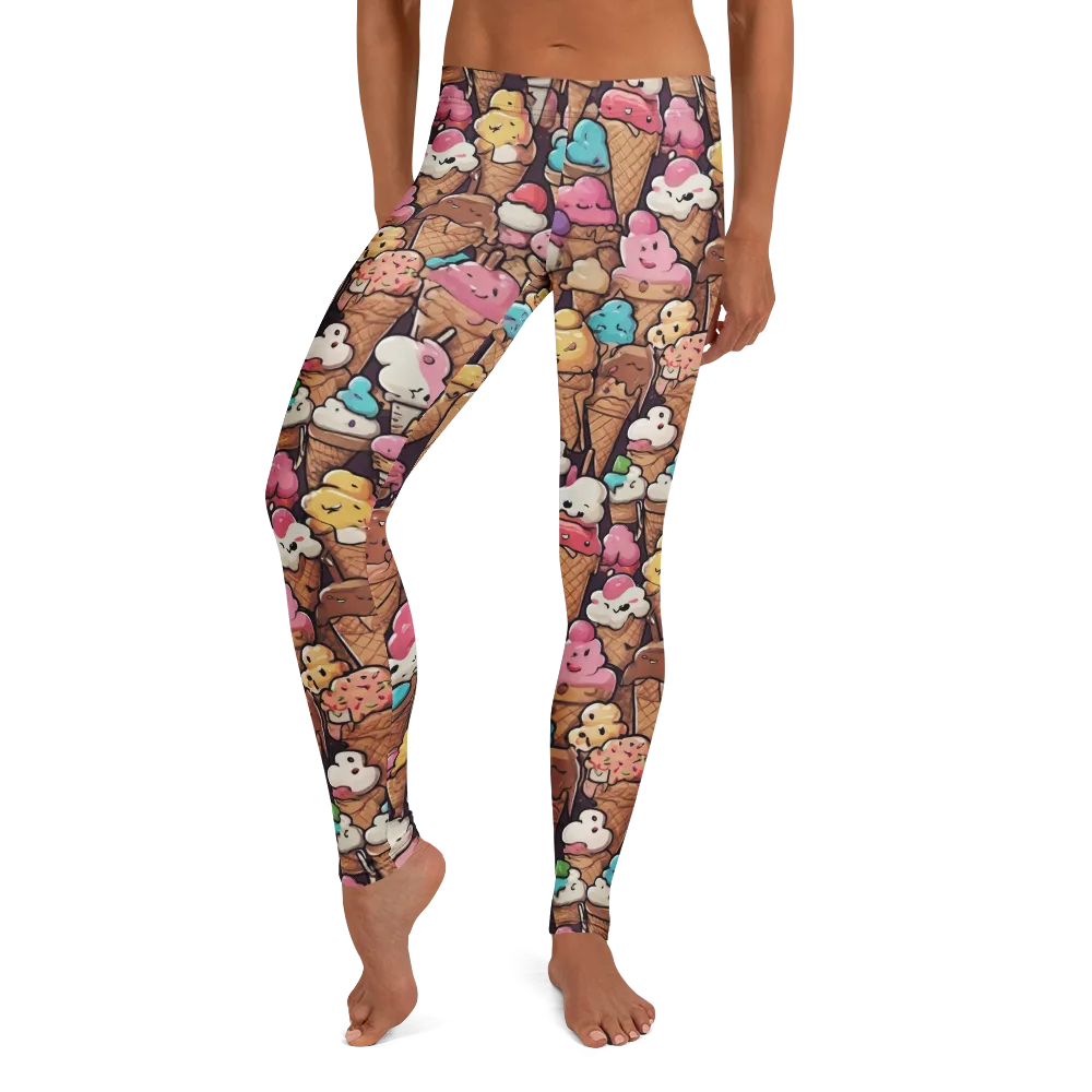 Sugarcone Parade on Leggings — Front