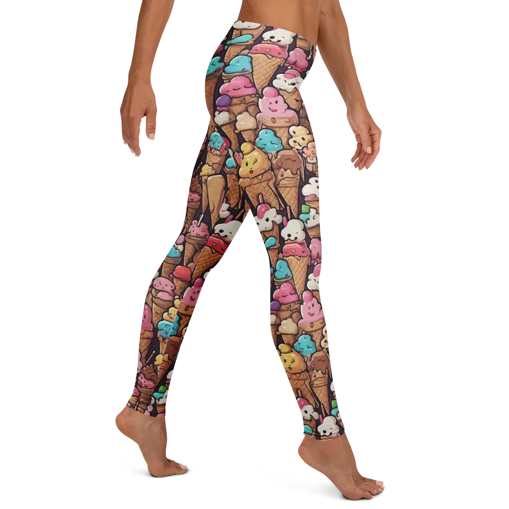 Sugarcone Parade on Leggings — Right