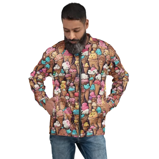 Sugarcone Parade on a Bomber Jacket