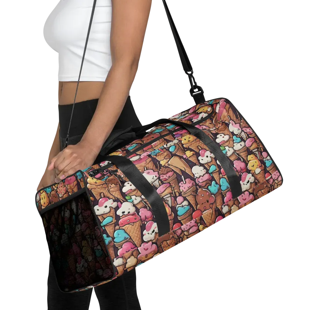 Sugarcone Parade on Duffle Bag — Front
