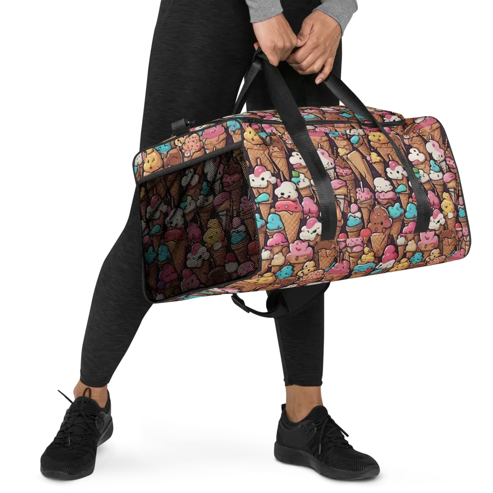 Sugarcone Parade on Duffle Bag — Right Front