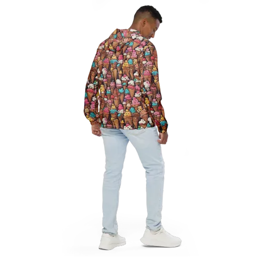 Sugarcone Parade on a Men's Windbreaker