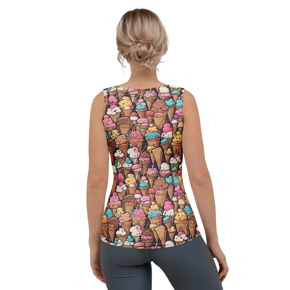 Sugarcone Parade on Women's Tank Top — Back