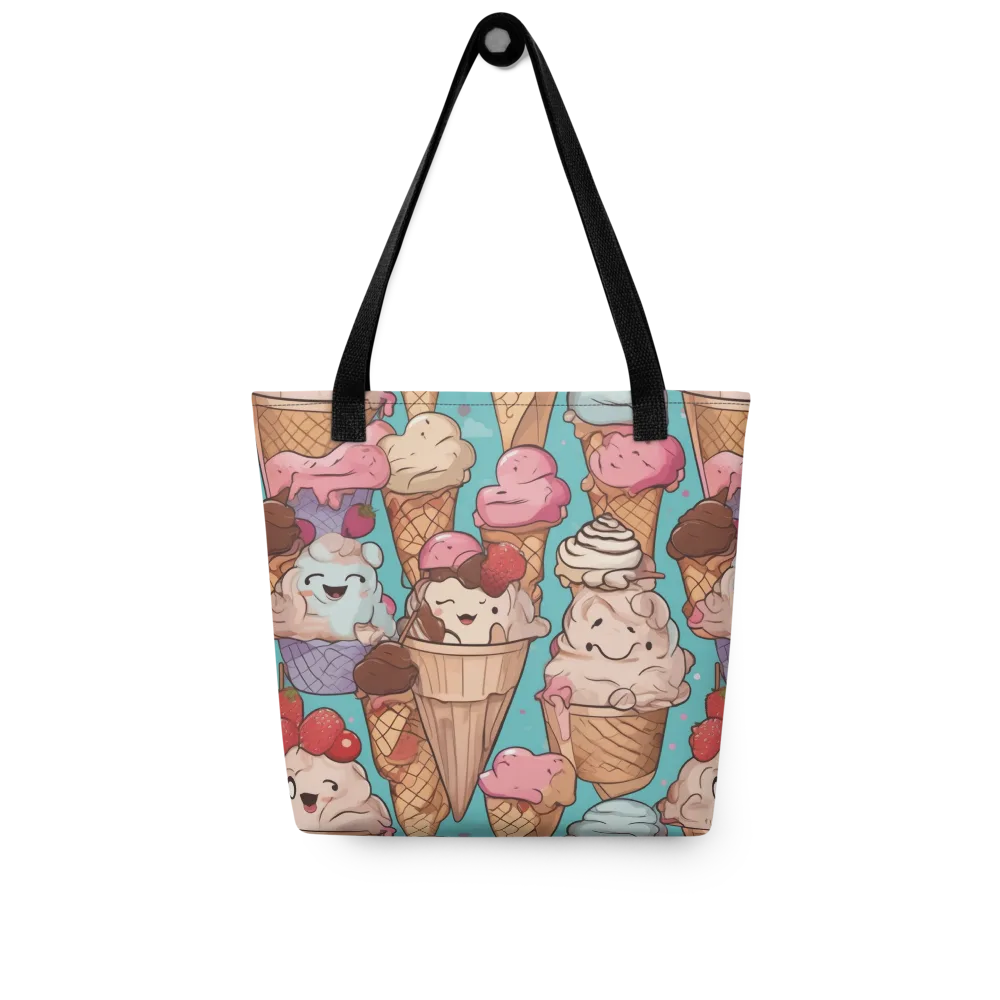 Scoops in Bloom on Tote Bag — Front