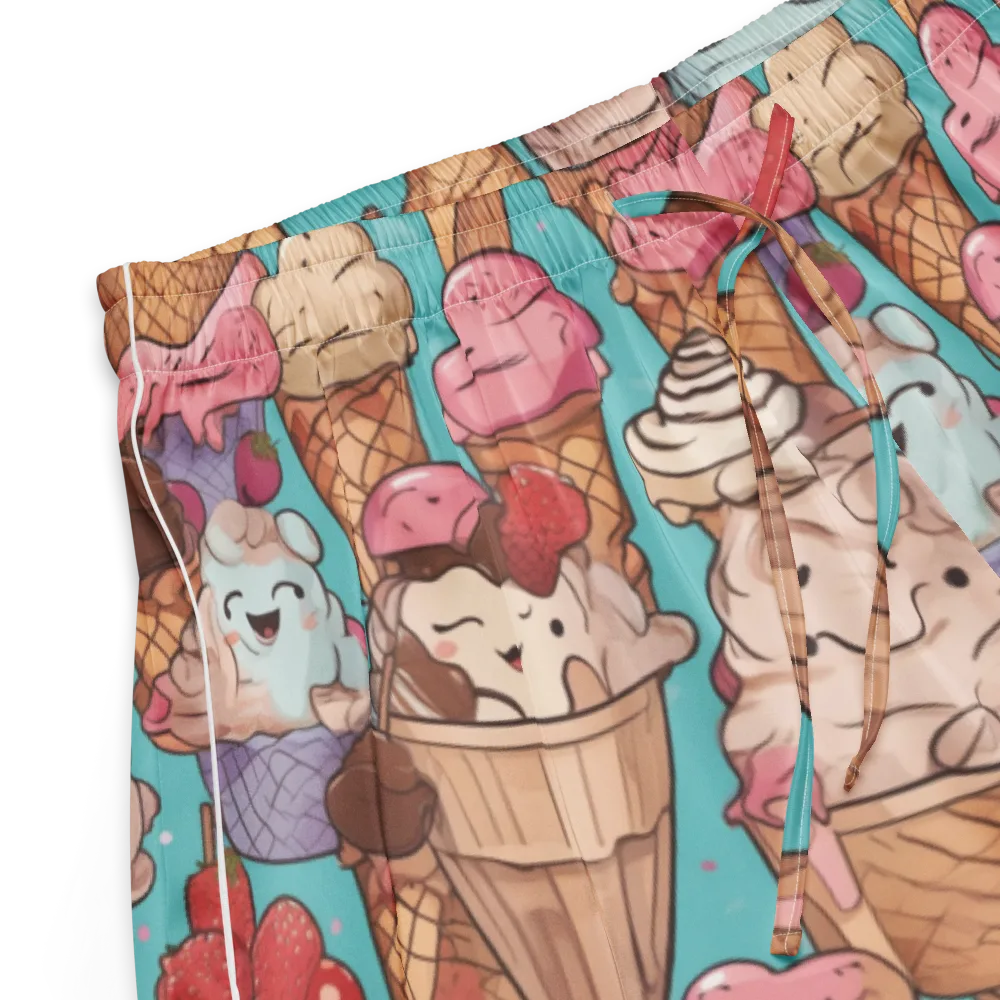 Scoops in Bloom on Women's Pajama Shorts — Product details