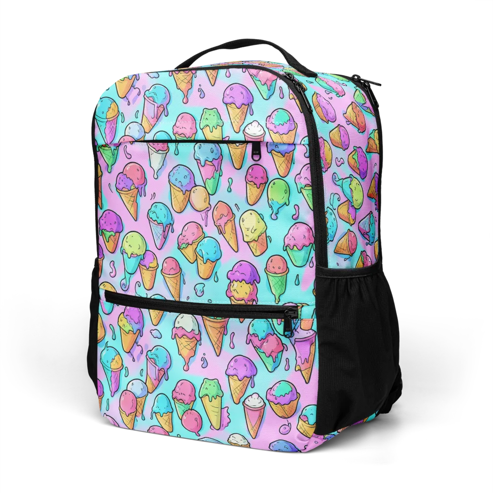 Neon Sundae on Utility Backpack — Left Front