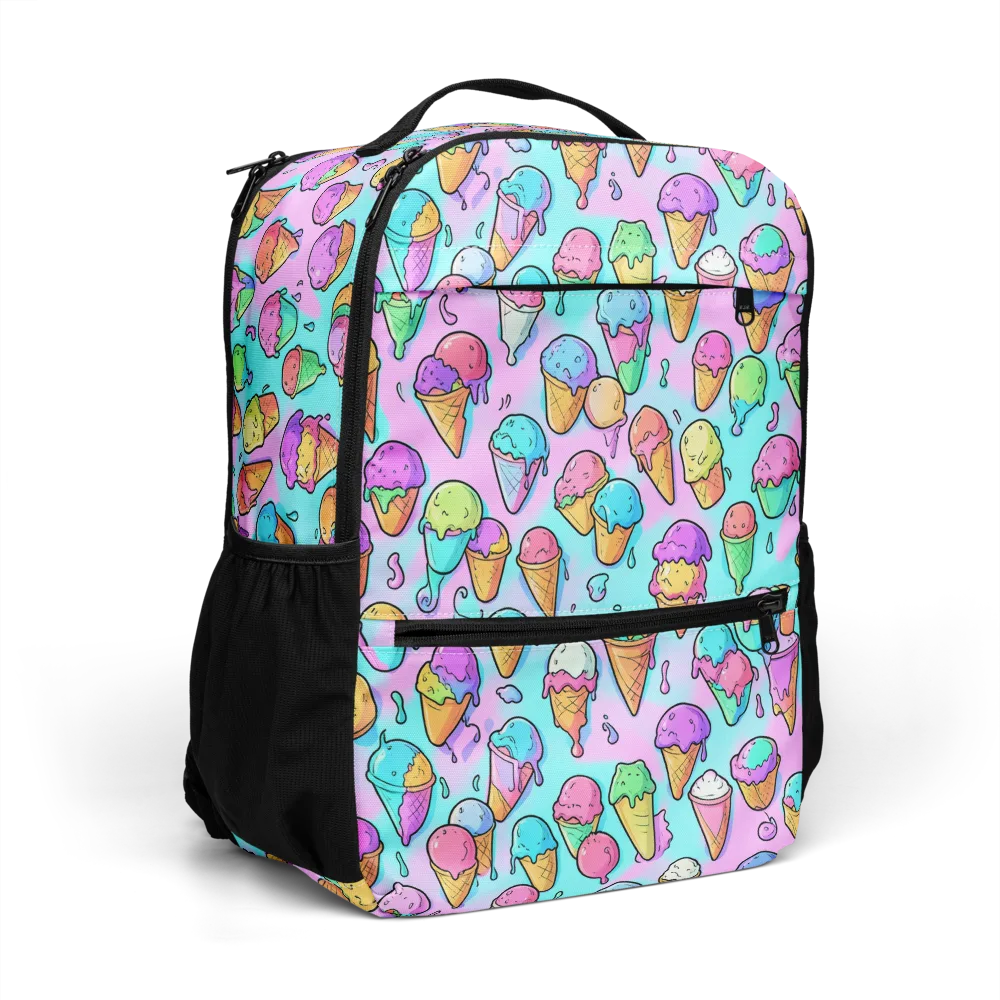 Neon Sundae on Utility Backpack — Right Front