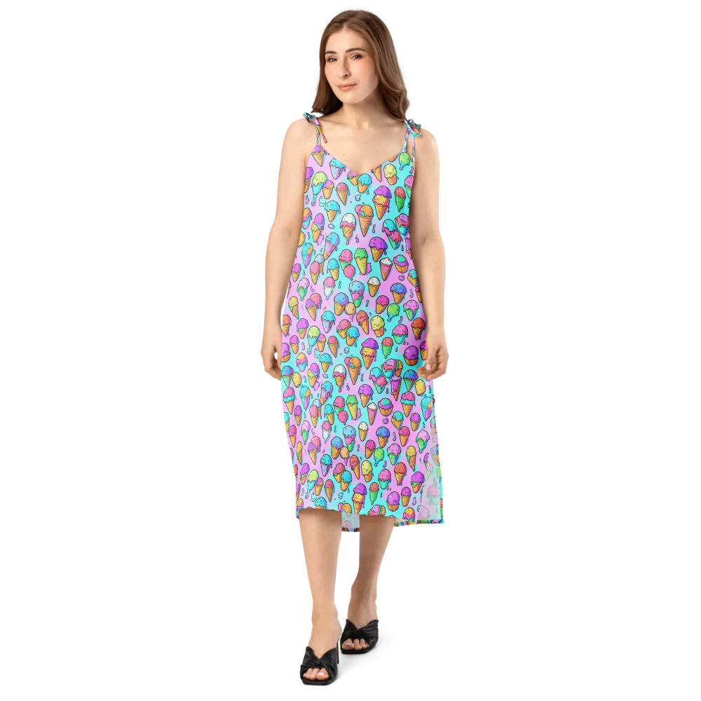 Neon Sundae on Slip Dress — Front