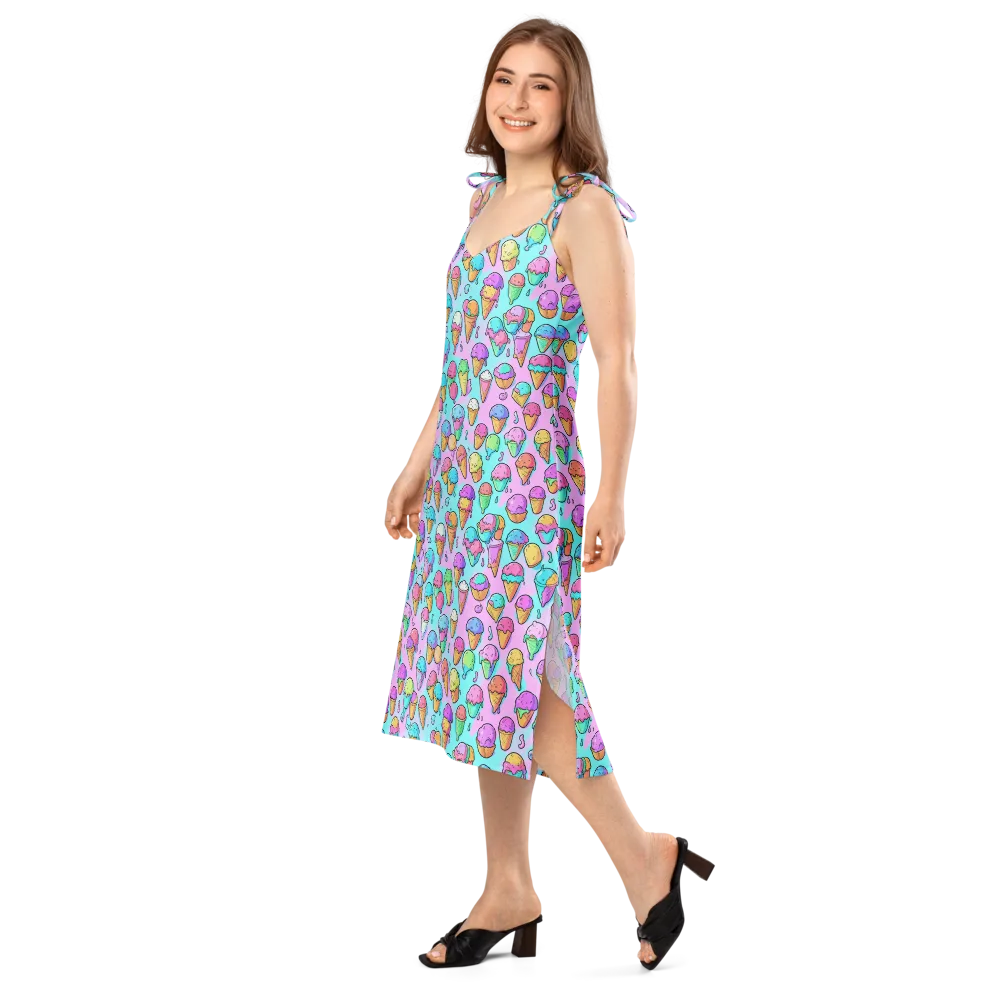 Neon Sundae on Slip Dress — Left Front