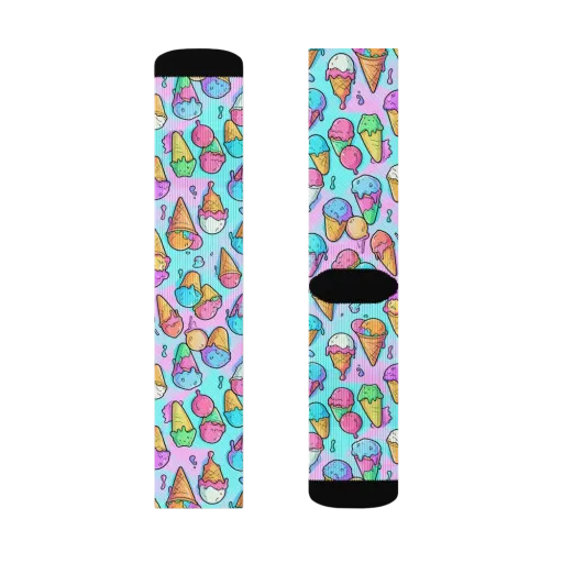 Neon Sundae on a Socks