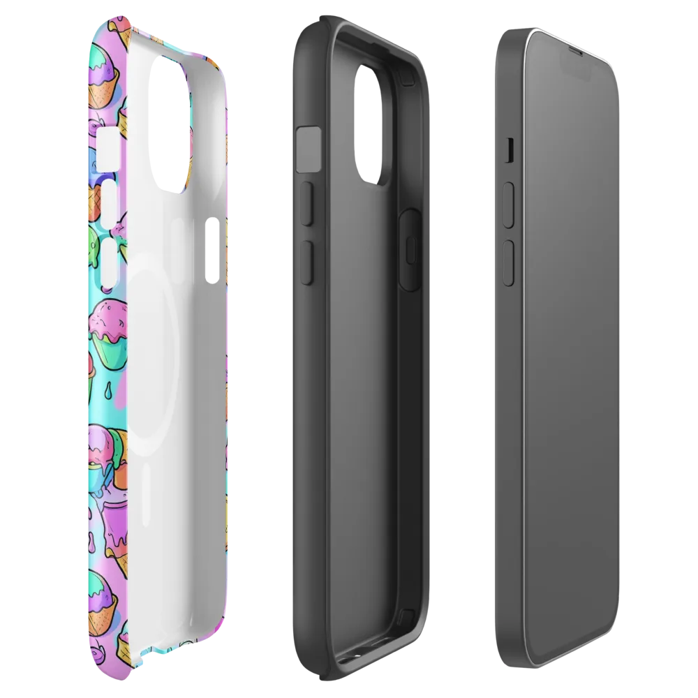 Neon Sundae on MagSafe Tough Case for iPhone® — Front