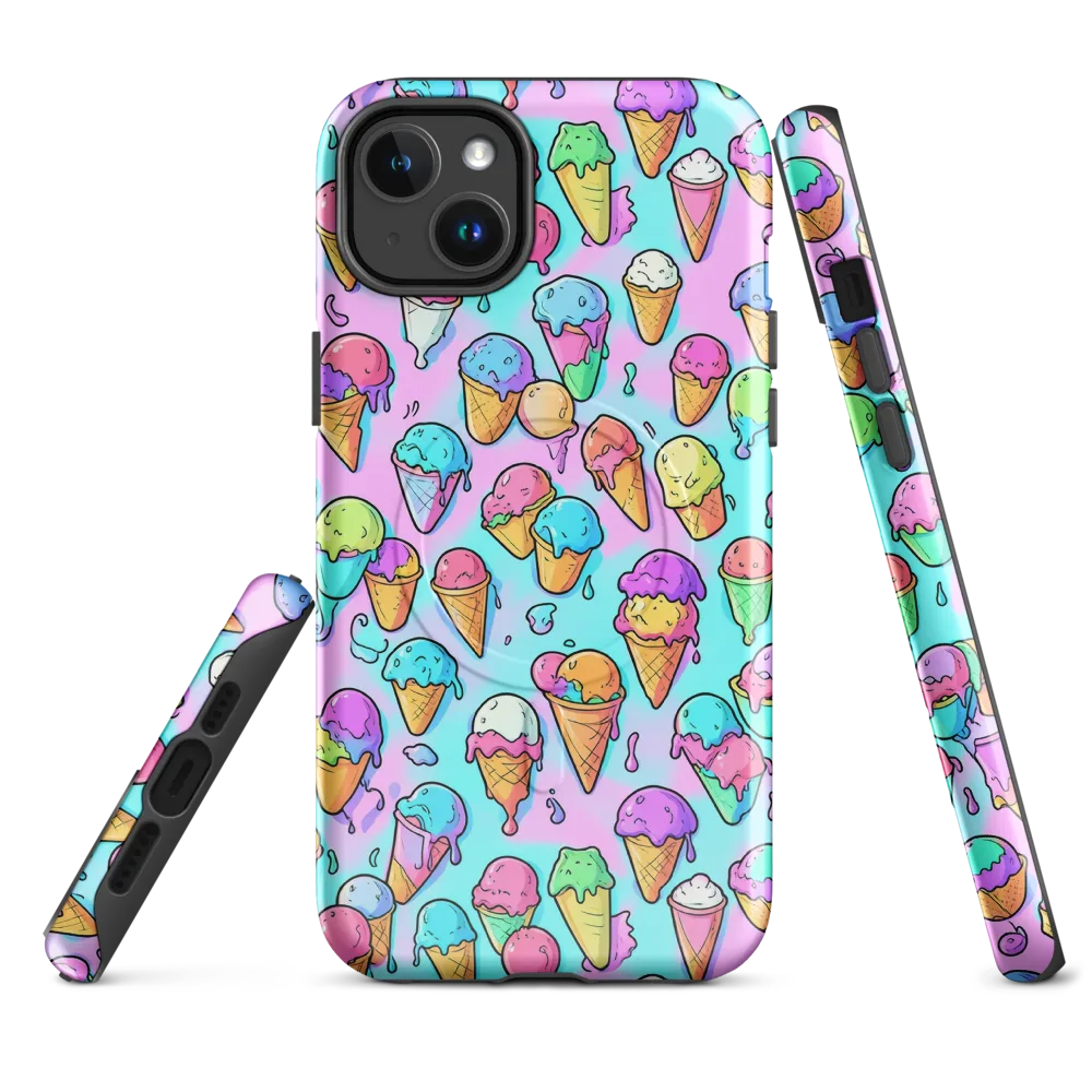 Neon Sundae on MagSafe Tough Case for iPhone® — Front