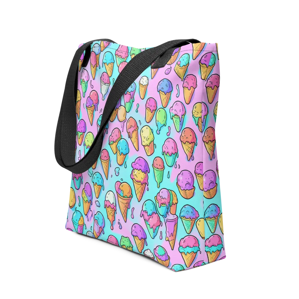 Neon Sundae on Tote Bag — Front