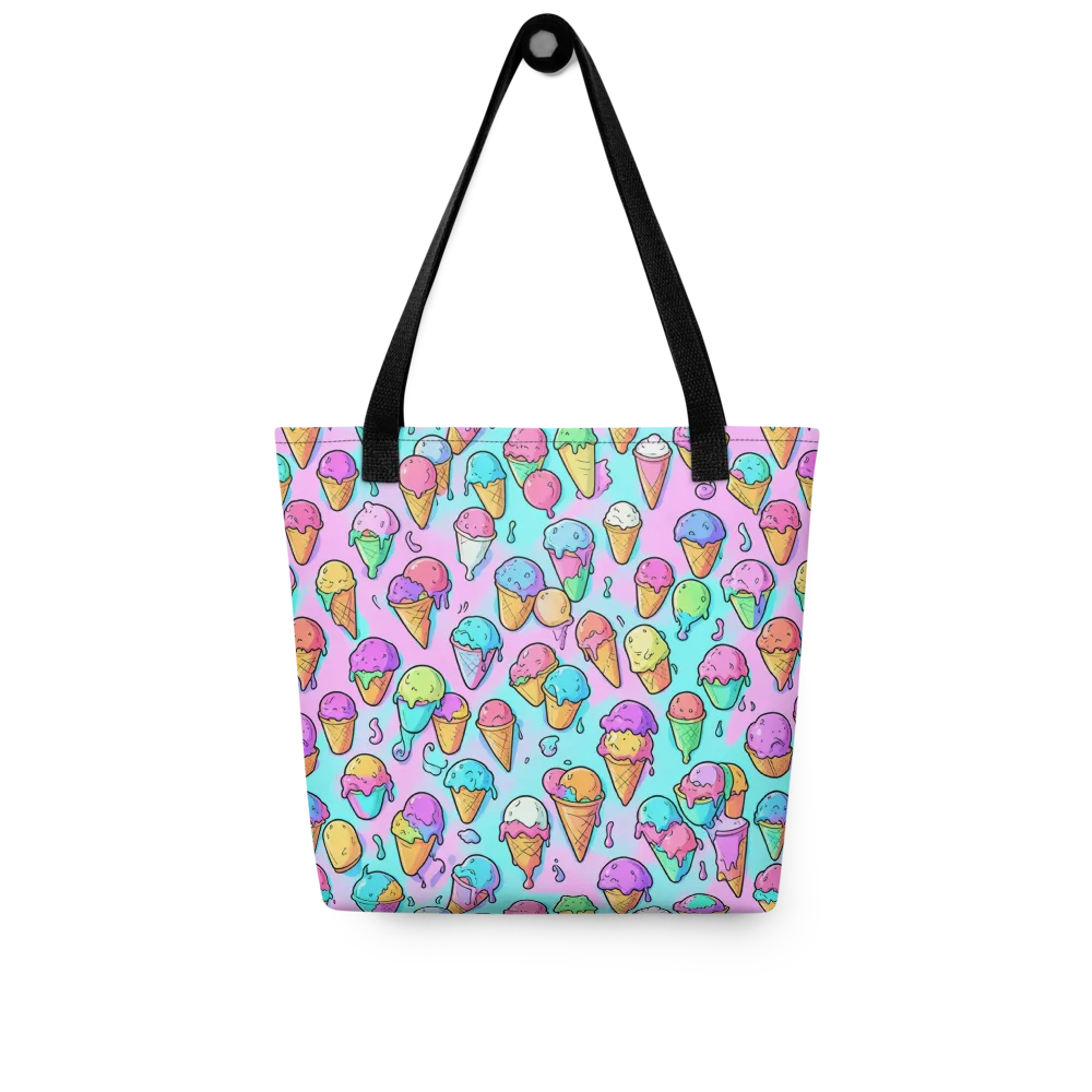 Neon Sundae on Tote Bag — Front