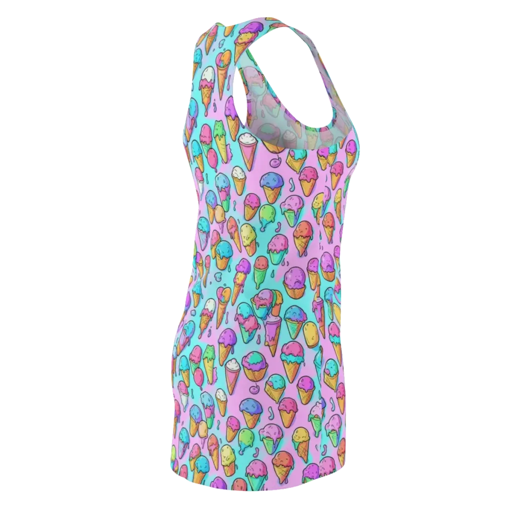 Neon Sundae on Racerback Dress — Back Side