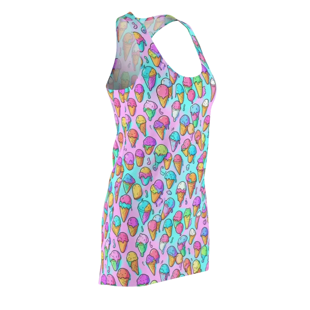 Neon Sundae on Racerback Dress — Front Side