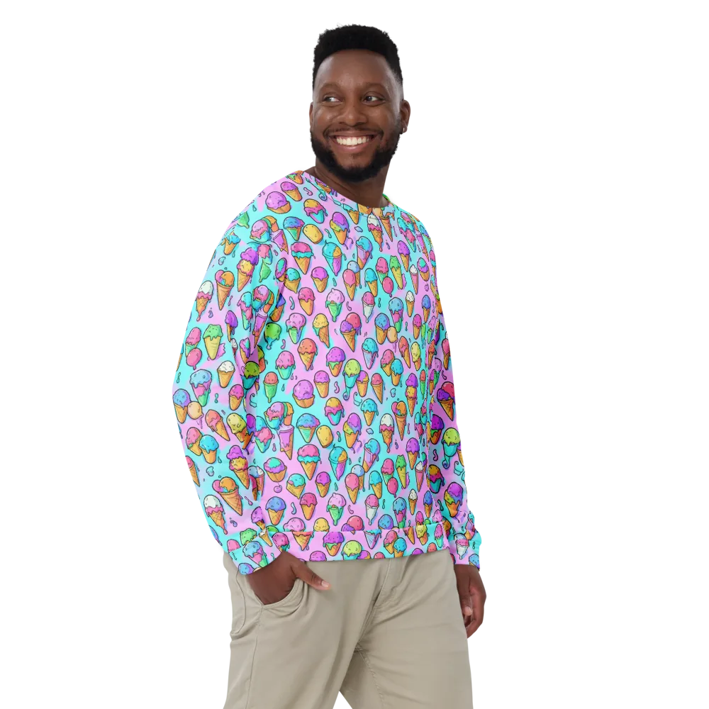 Neon Sundae on Sweatshirt — Front