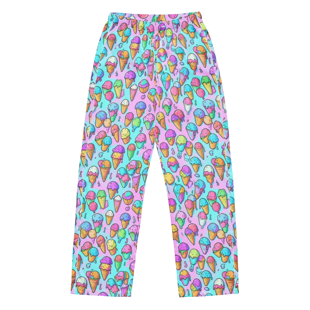 Neon Sundae on Women's Pajama Pants — Front