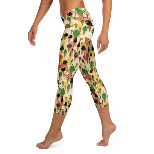 Cone Carnival on a Capri Leggings