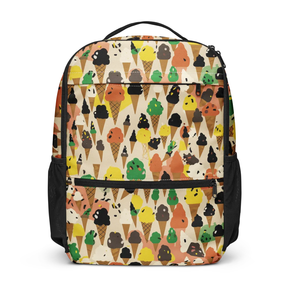 Cone Carnival on Utility Backpack — Front