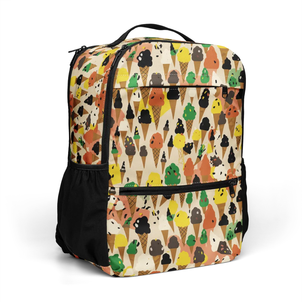 Cone Carnival on Utility Backpack — Right Front