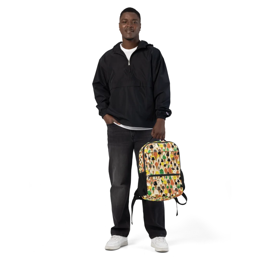 Cone Carnival on Utility Backpack — Front
