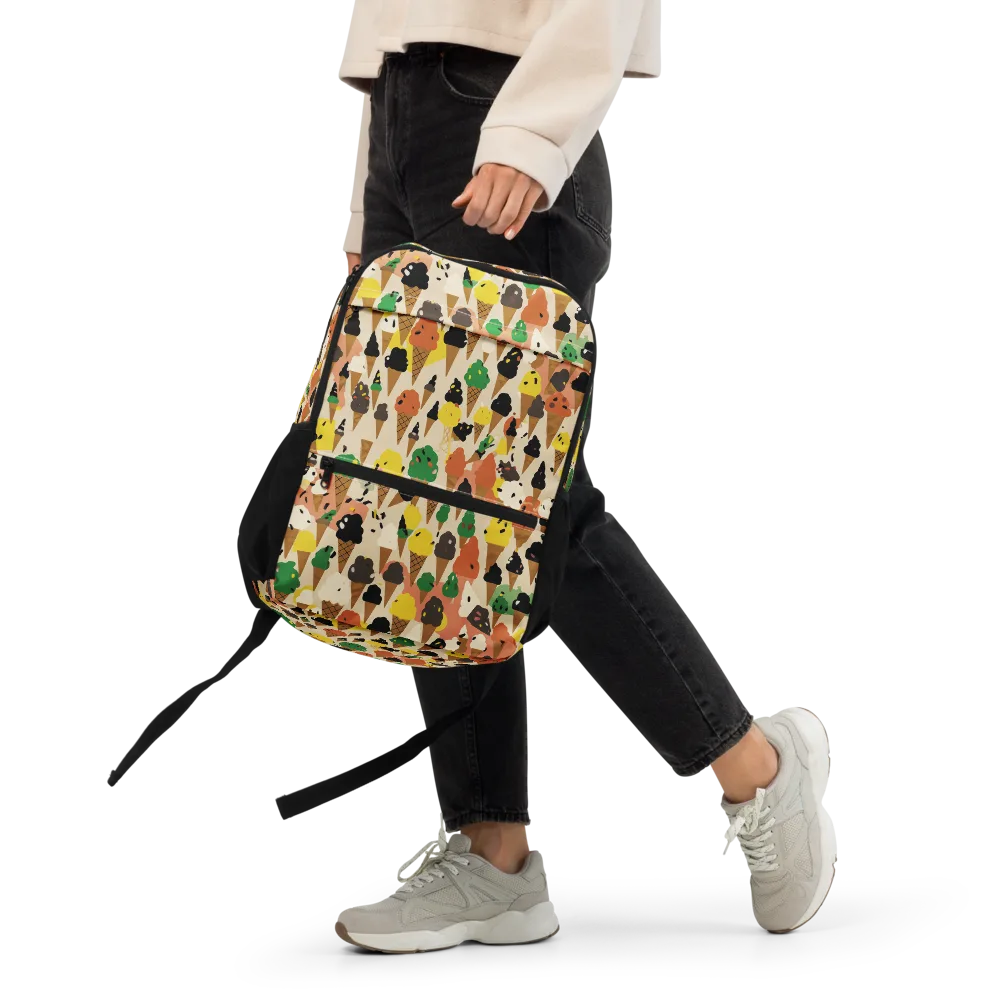 Cone Carnival on Utility Backpack — Front
