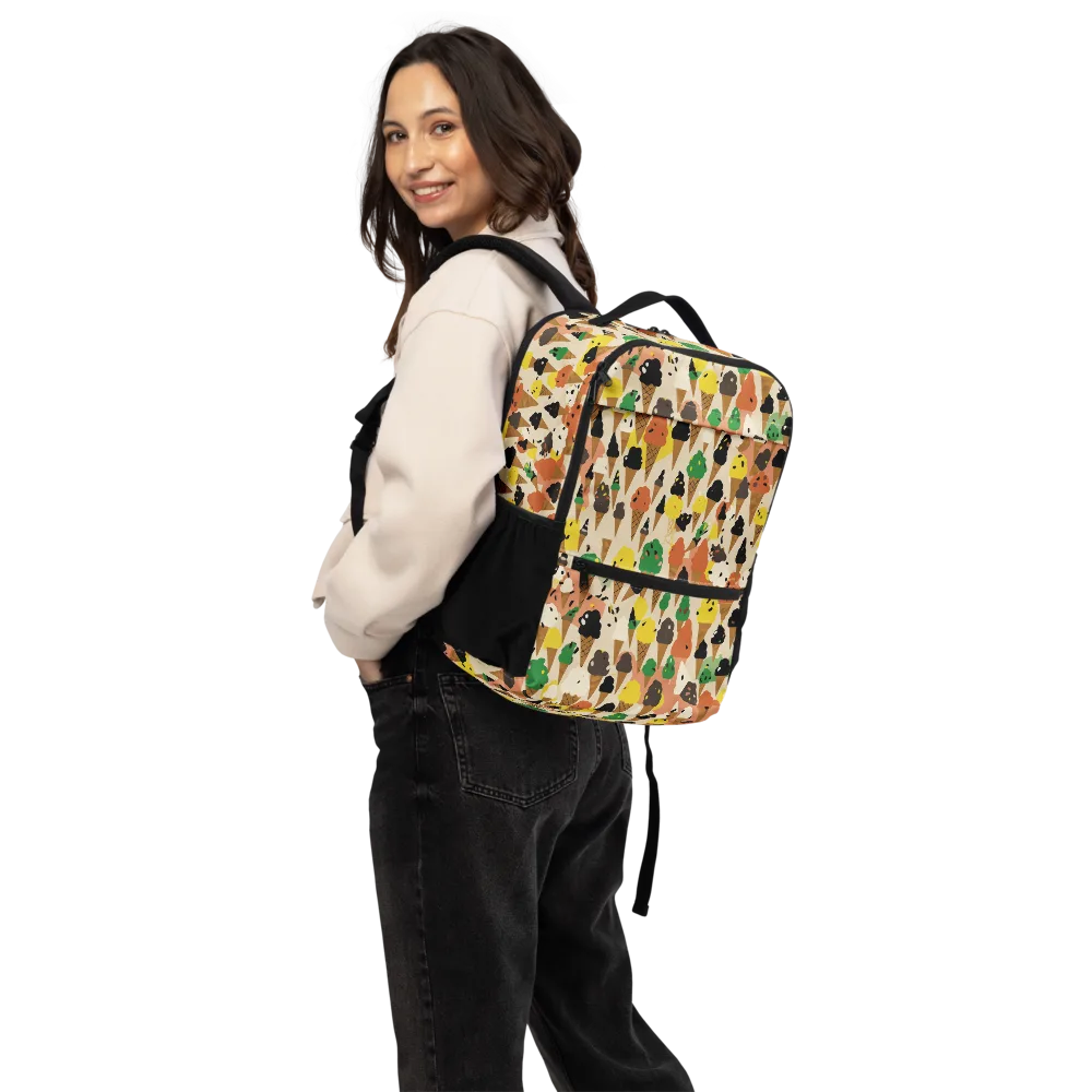 Cone Carnival on Utility Backpack — Back