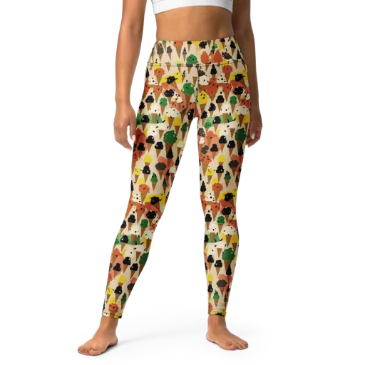 Cone Carnival on a Yoga Leggings