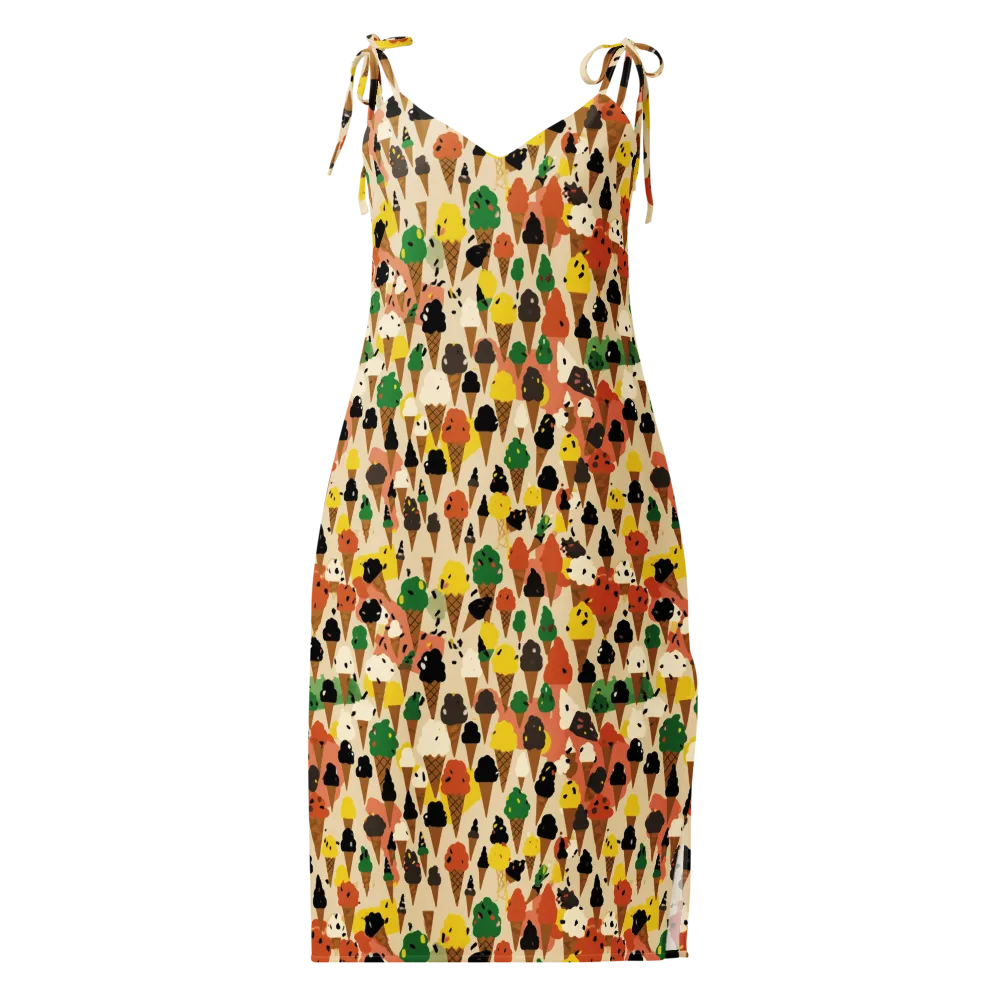 Cone Carnival on Slip Dress — Front