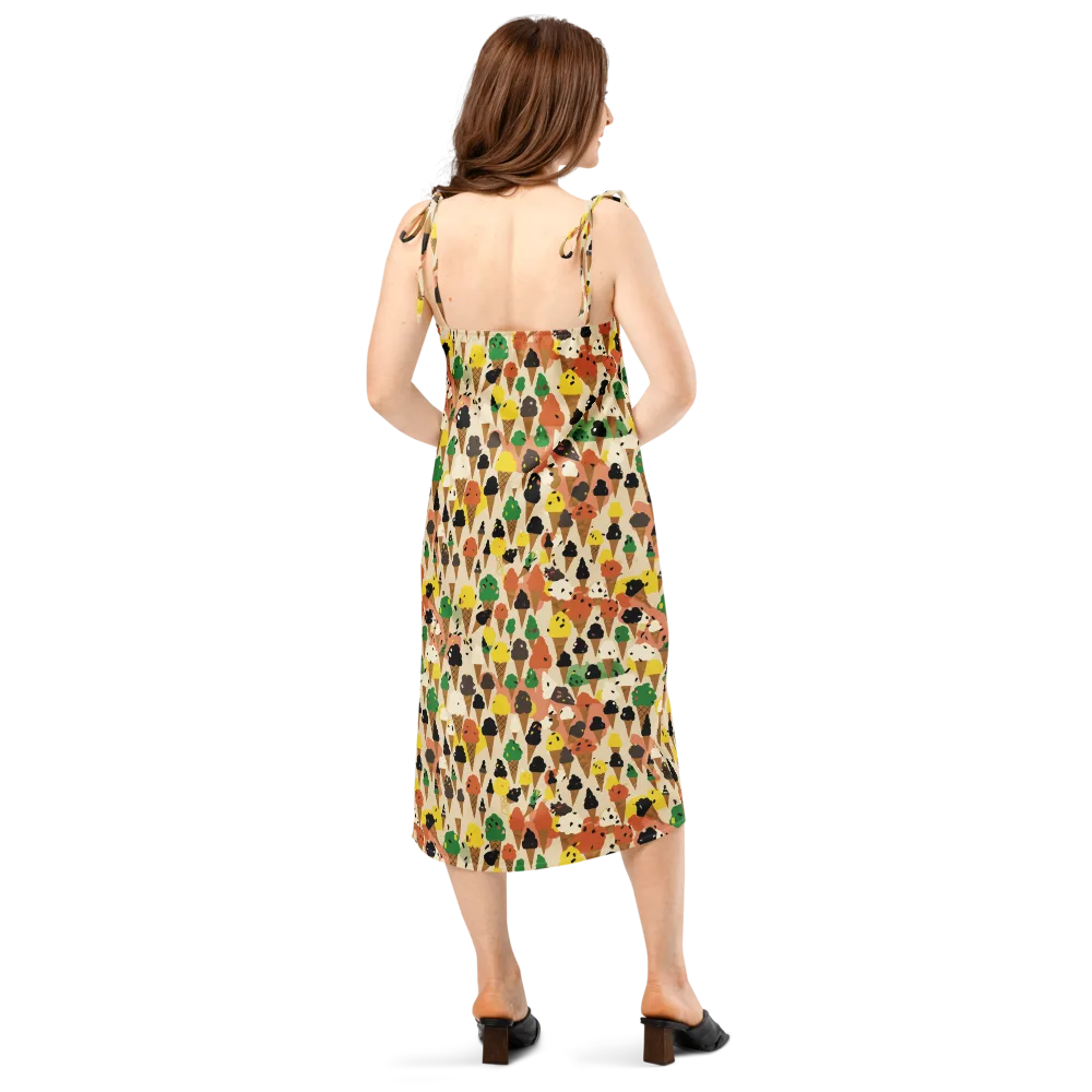 Cone Carnival on Slip Dress — Back