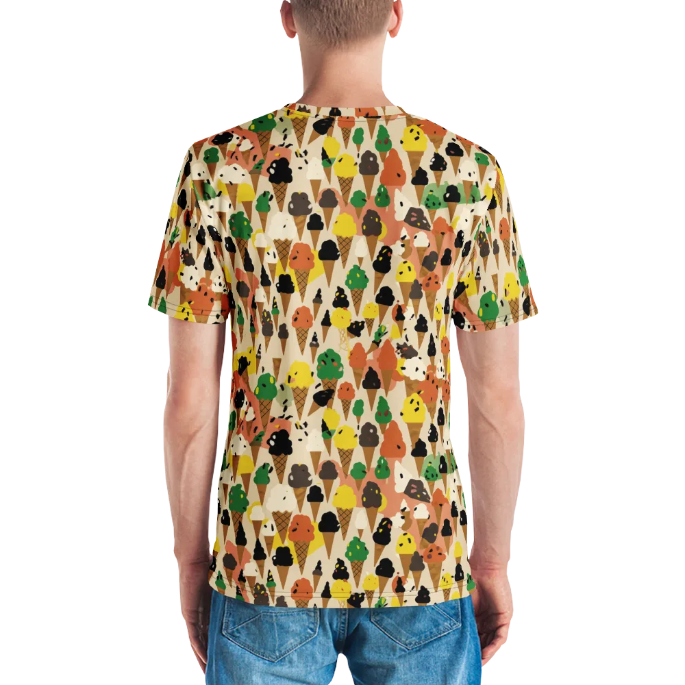 Cone Carnival on Men's Crew Neck T-Shirt — Back