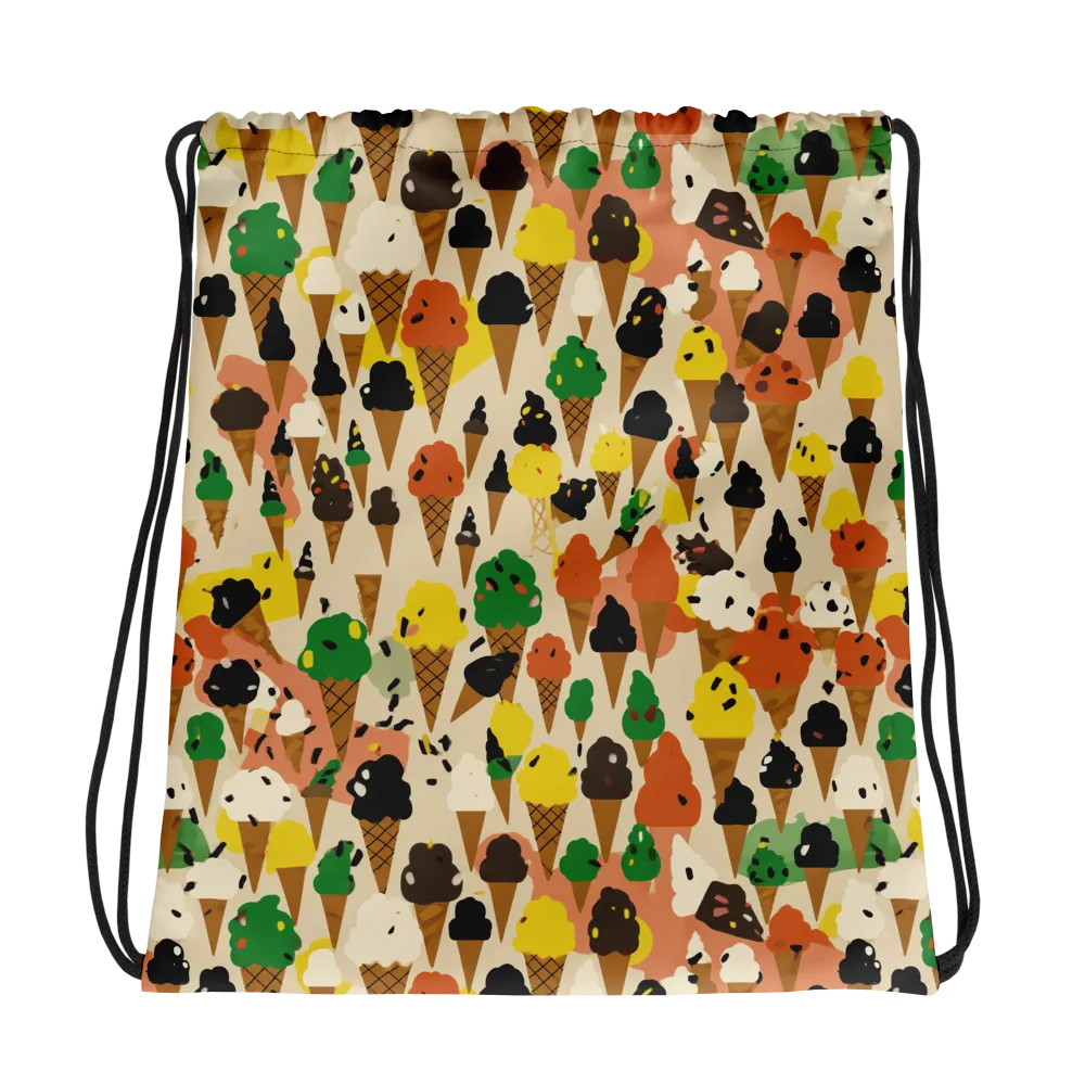 Cone Carnival on Drawstring Bag — Photo