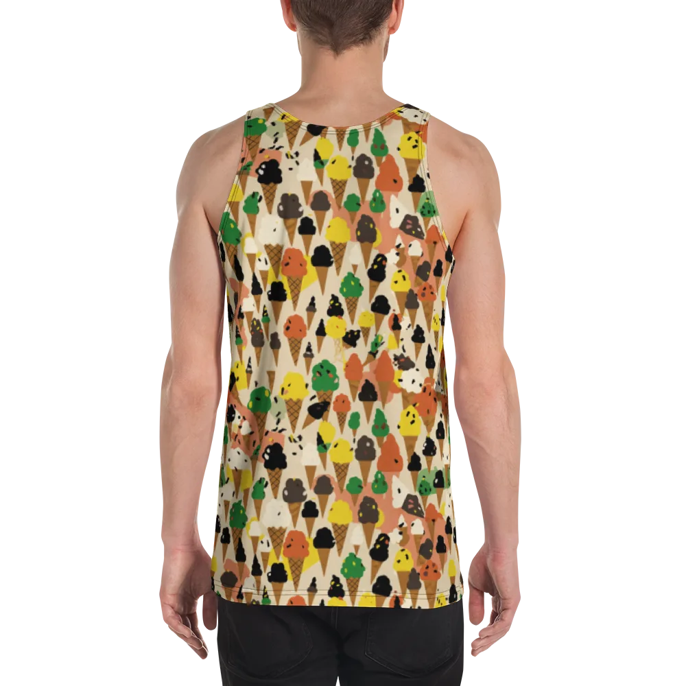 Cone Carnival on Men's Tank Top — Back